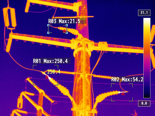 红外热成像带电检测案例-